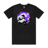 Purple Ocean Waves T-Shirt