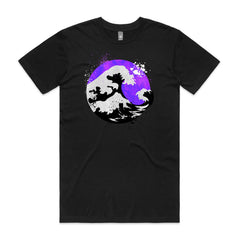 Purple Ocean Waves T-Shirt