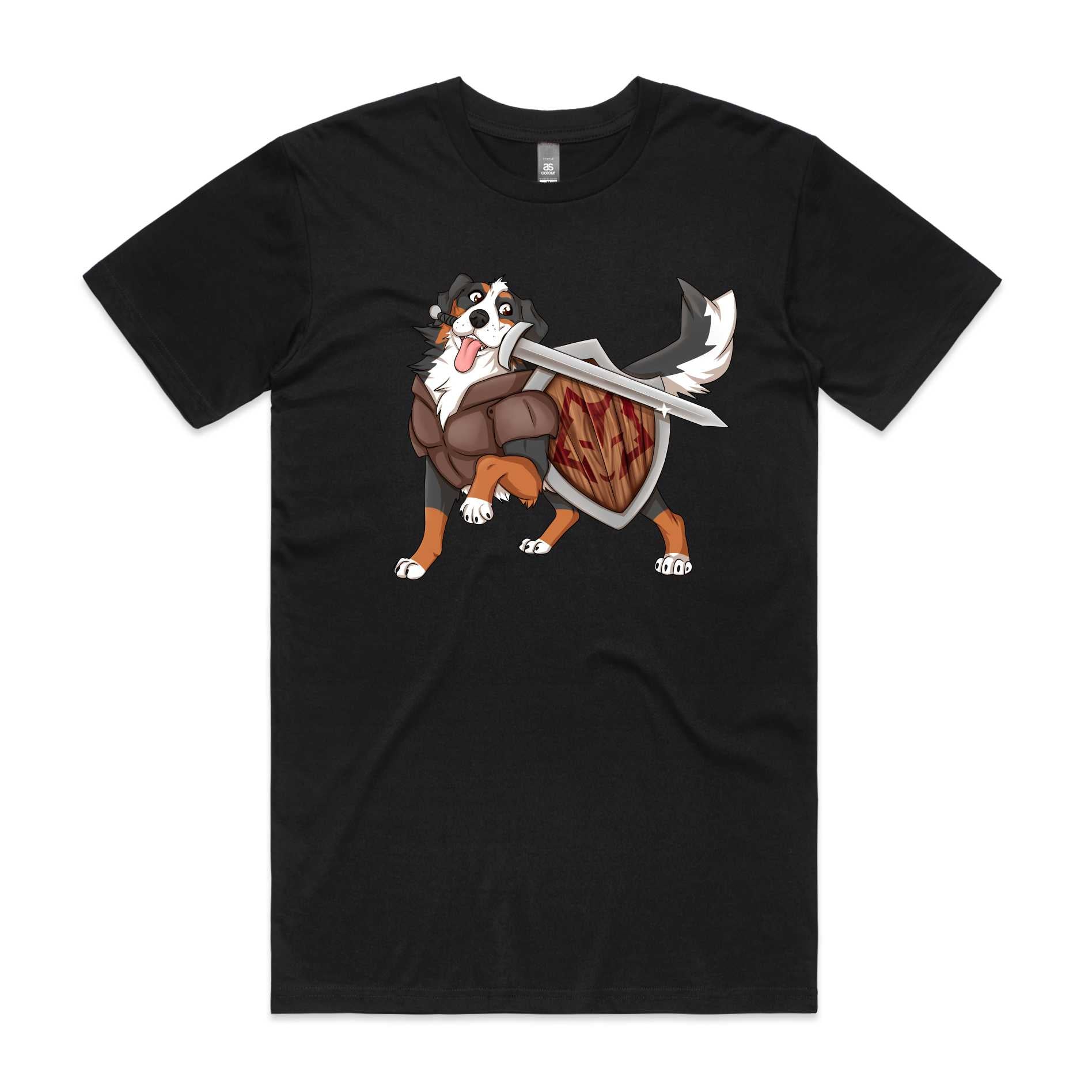 Dungeons & Doggos: Paladin Collie T-Shirt