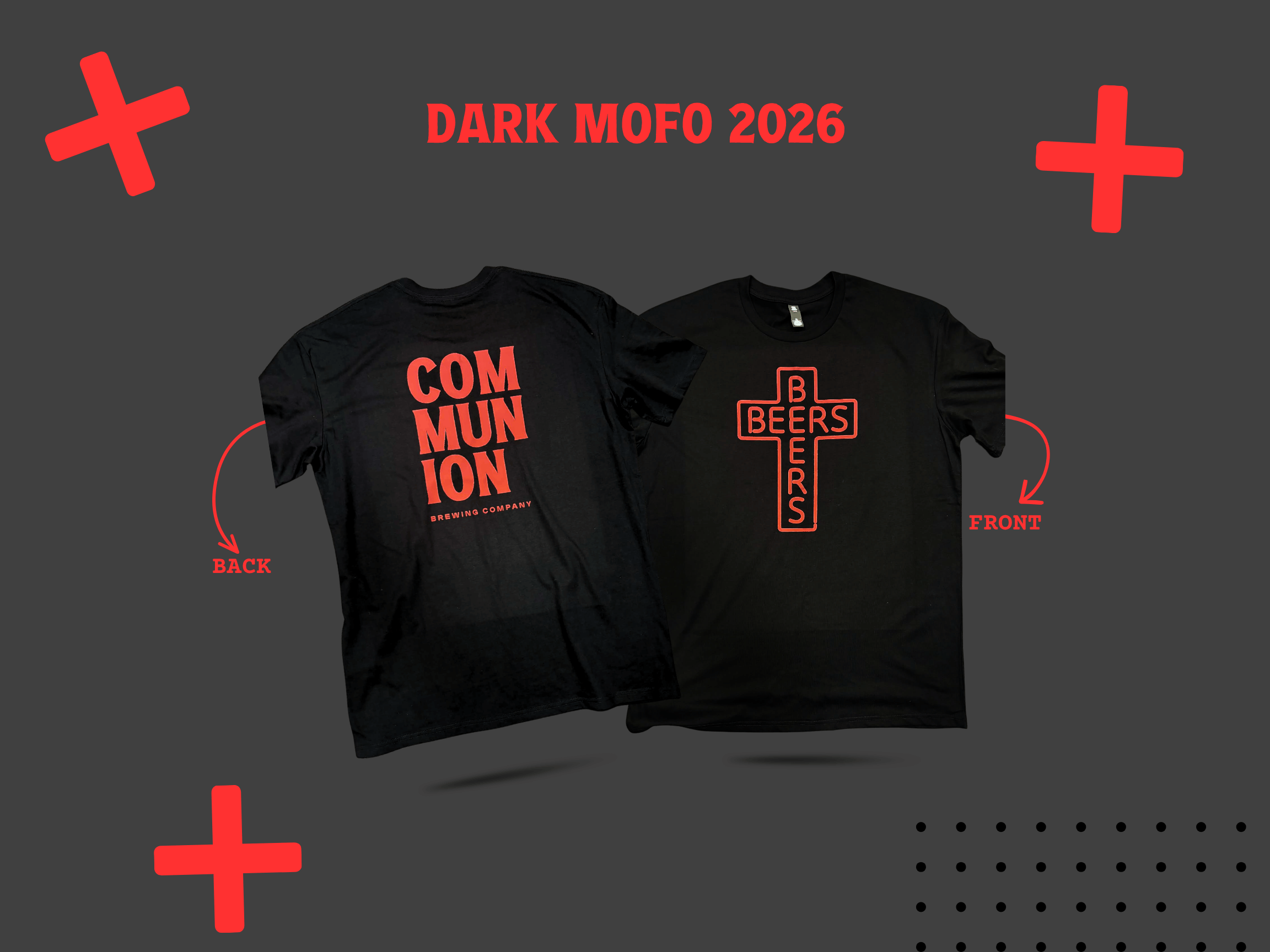 Communion Brewing Co. Beer Cross - Dark Mofo 2026 T-Shirt