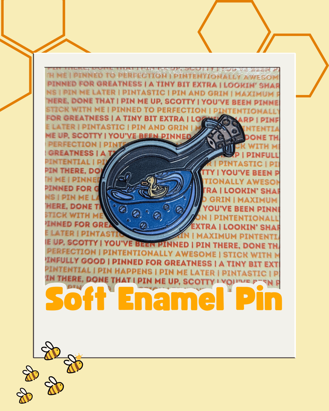 Enamel Pin - Ducky in a Bottle
