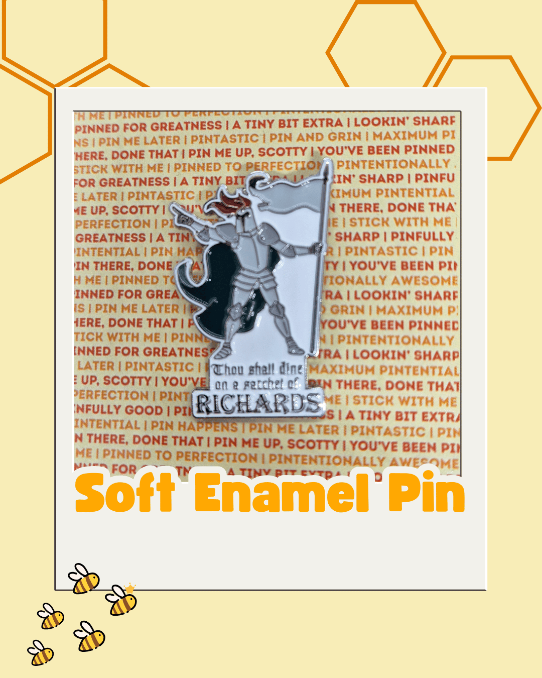 Enamel Pin - Satchel of Richards