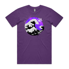 Purple Ocean Waves T-Shirt