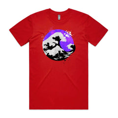 Purple Ocean Waves T-Shirt