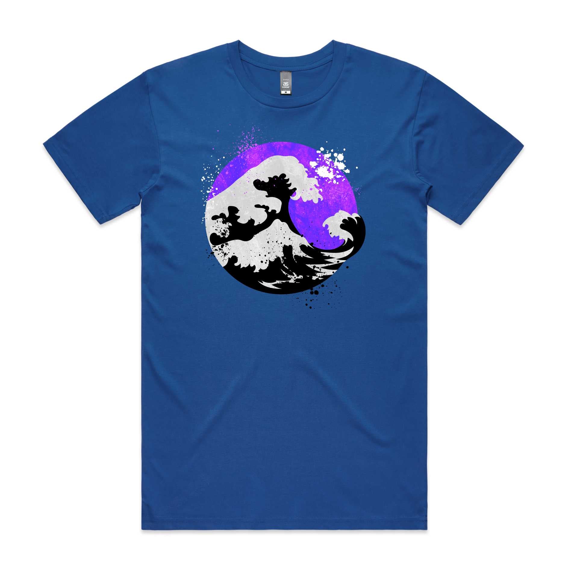 Purple Ocean Waves T-Shirt