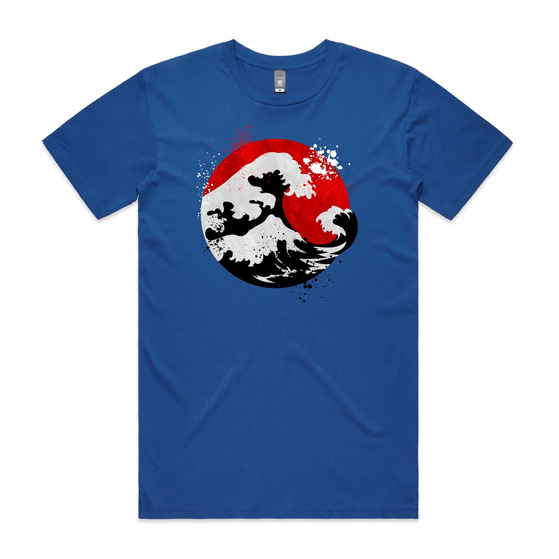 Red Ocean Waves T-Shirt