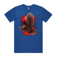 Crow on Red T-Shirt