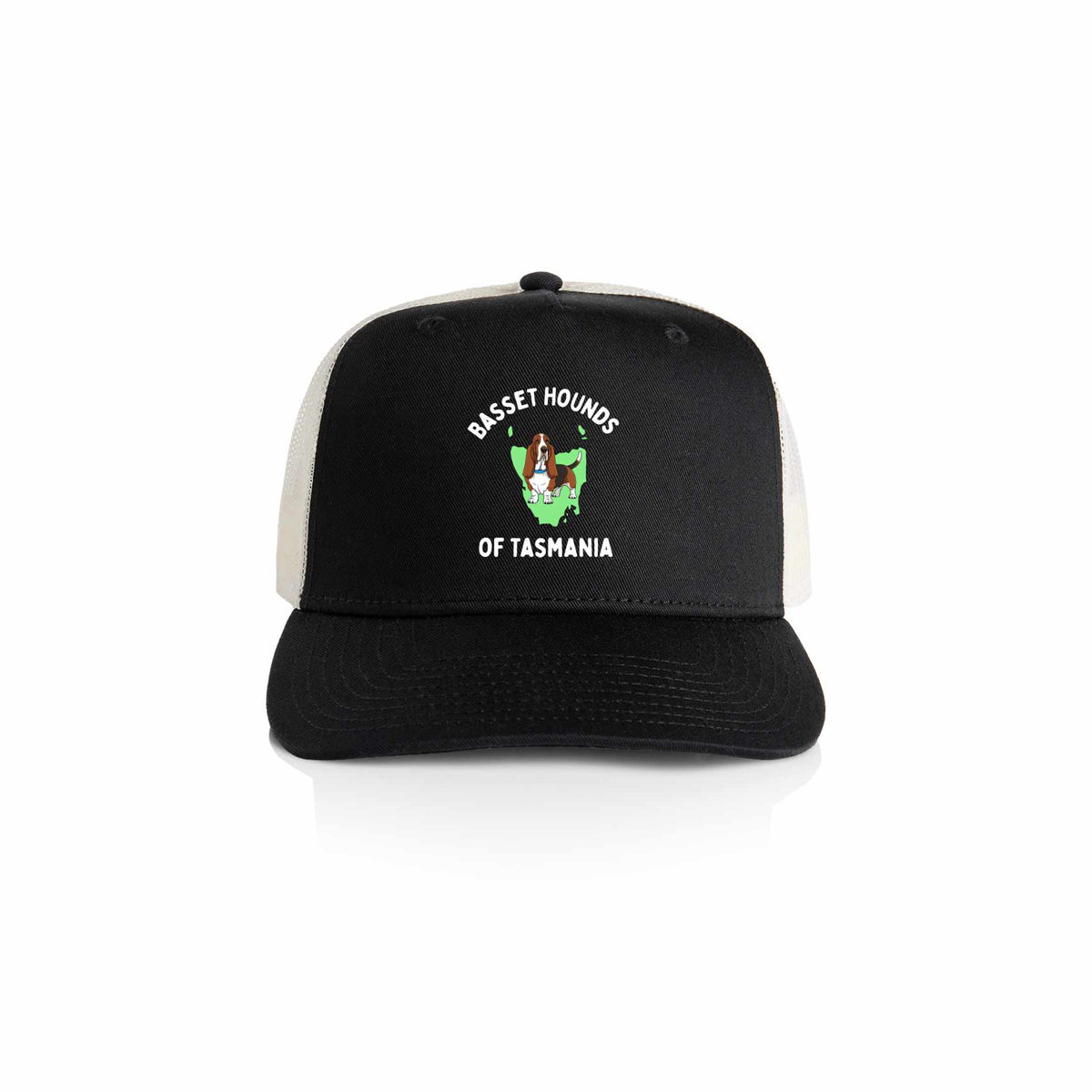 Basset Hounds of Tasmania - Contrast Mesh Back Trucker Cap
