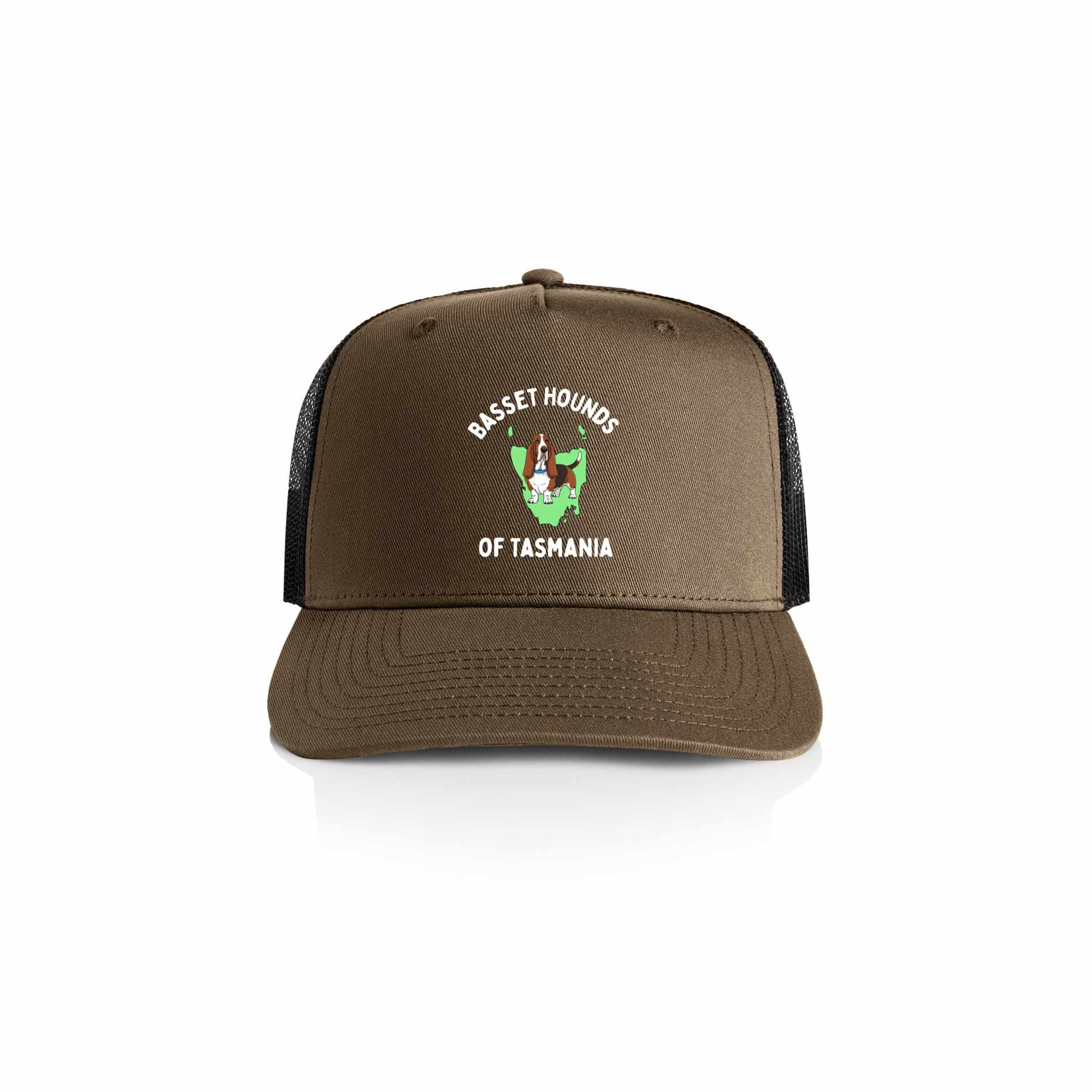 Basset Hounds of Tasmania - Contrast Mesh Back Trucker Cap
