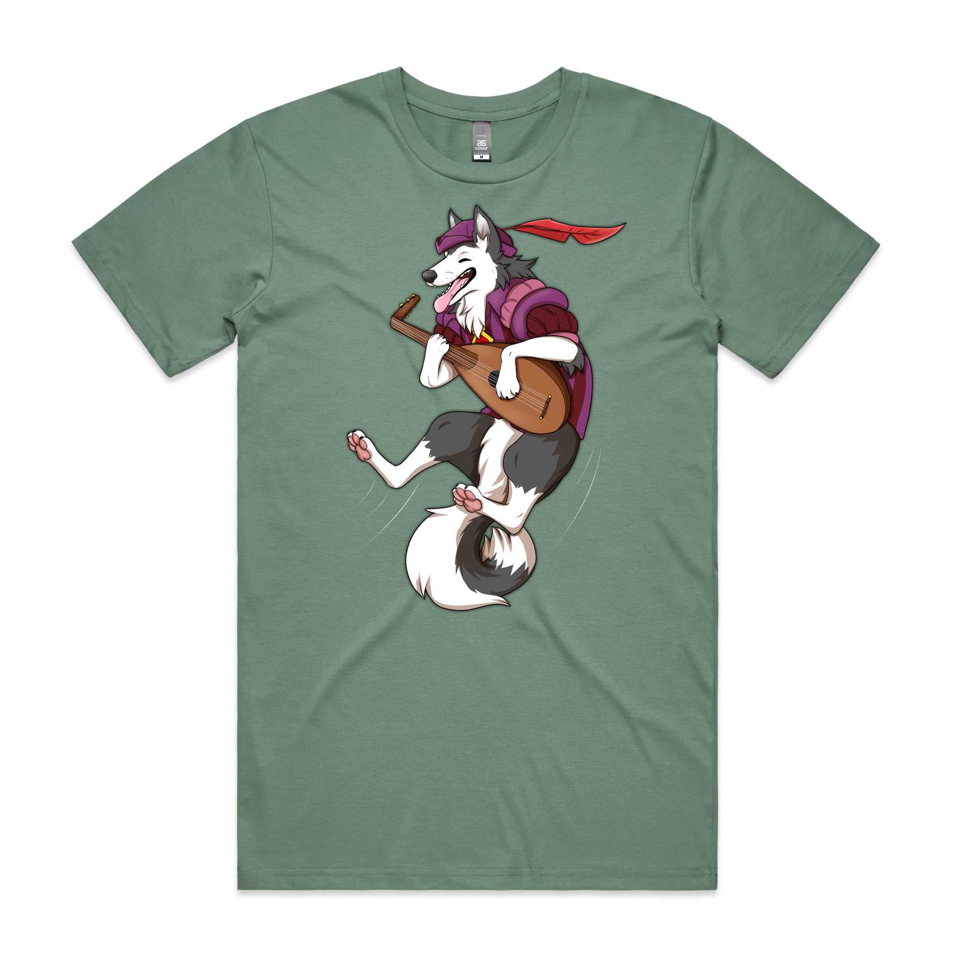 Dungeons & Doggos: Bardic Husky T-Shirt