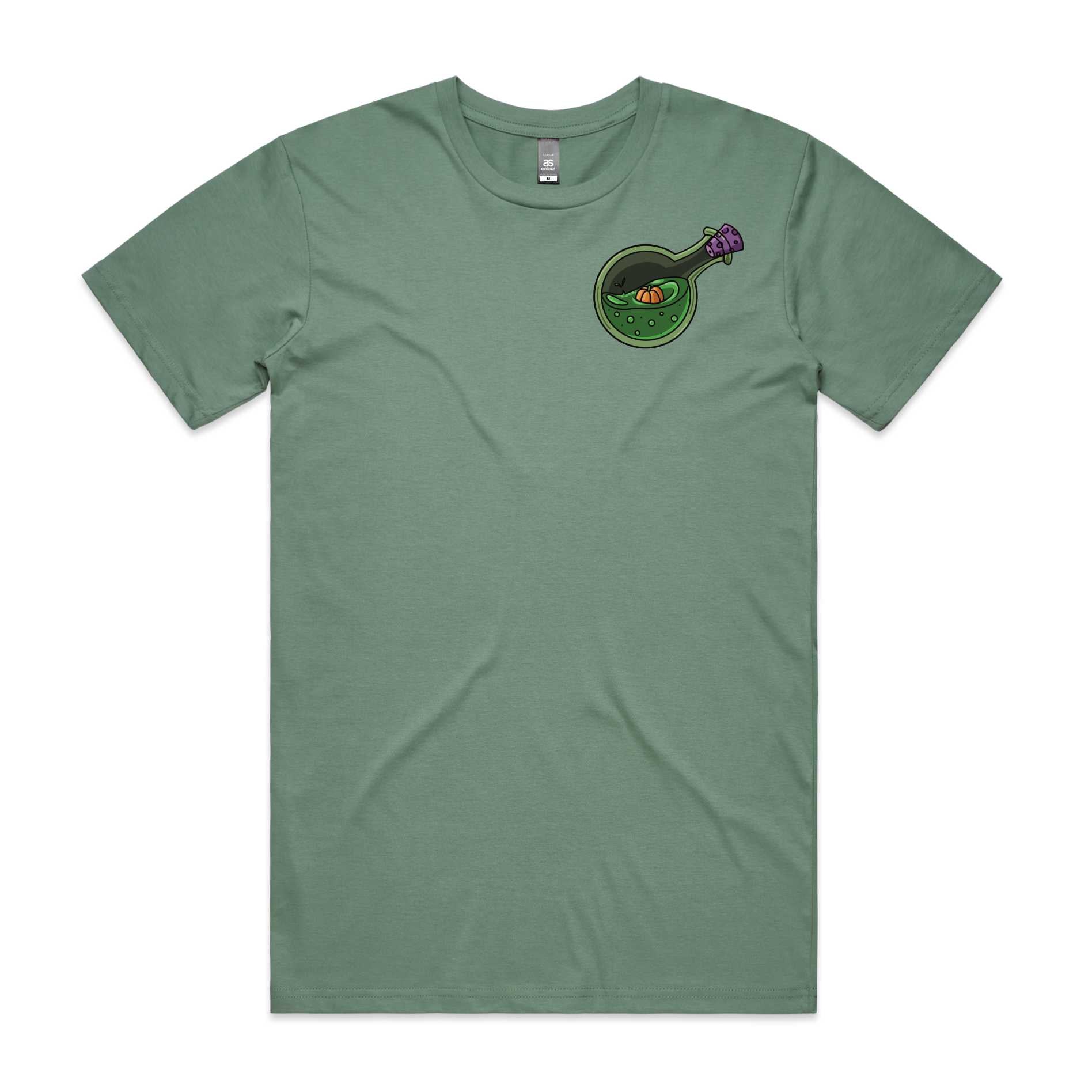 Pumpkin in a Bottle Pocket T-Shirt