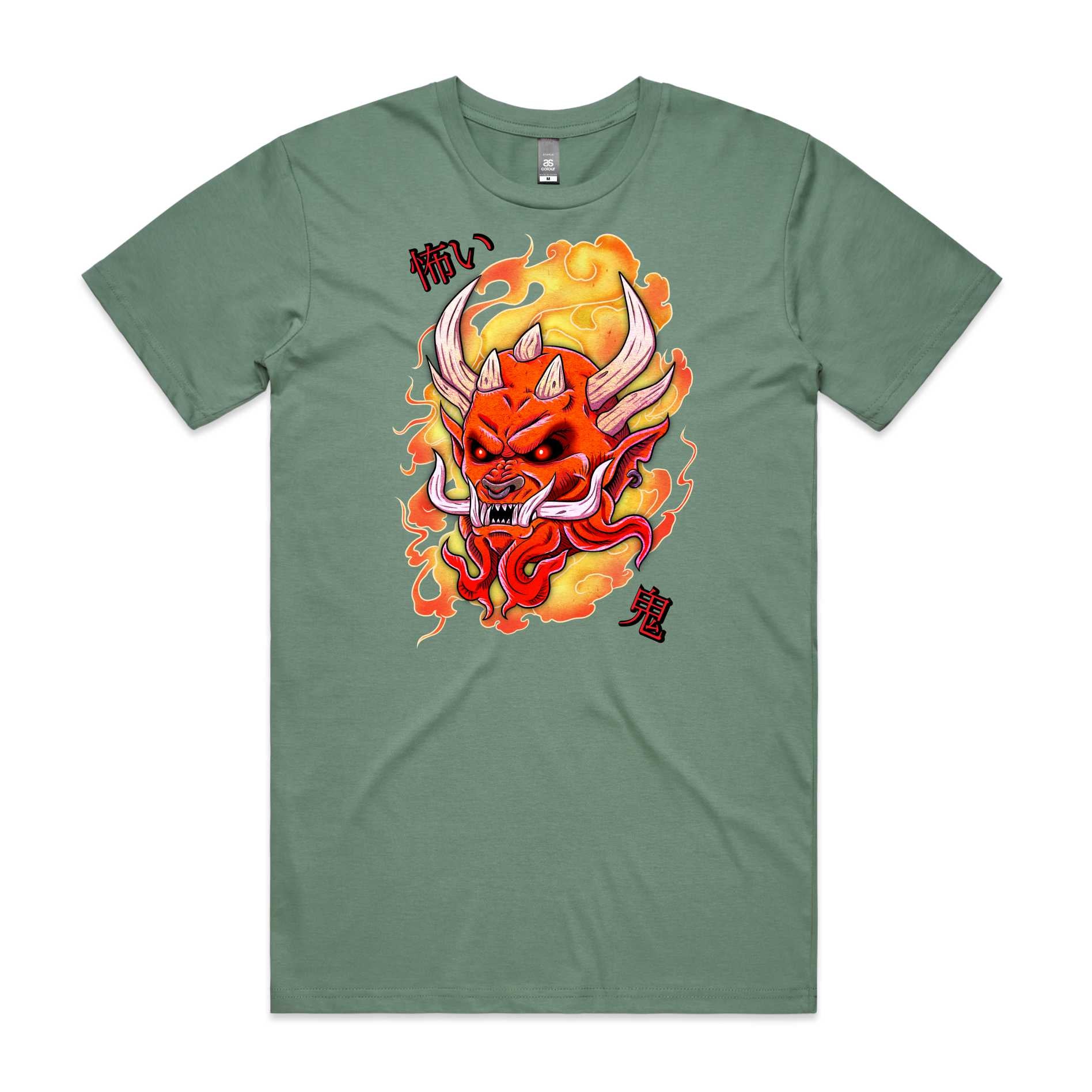 Oni in Red T-Shirt