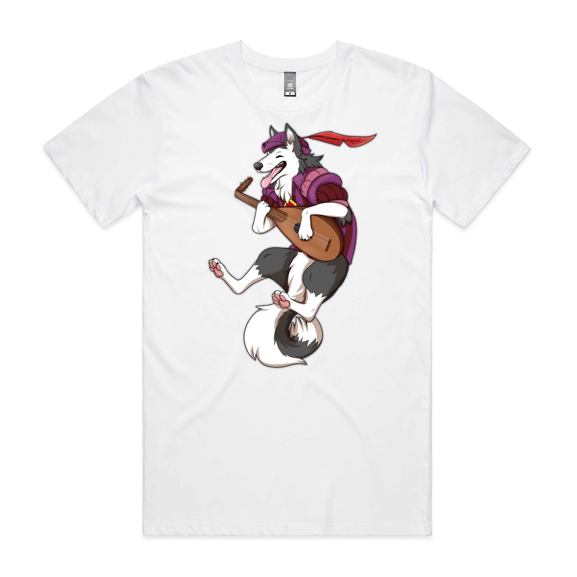 Dungeons & Doggos: Bardic Husky T-Shirt